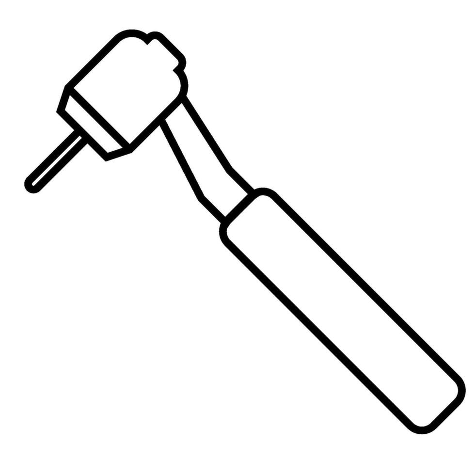 Dental Drill outline icon vector
