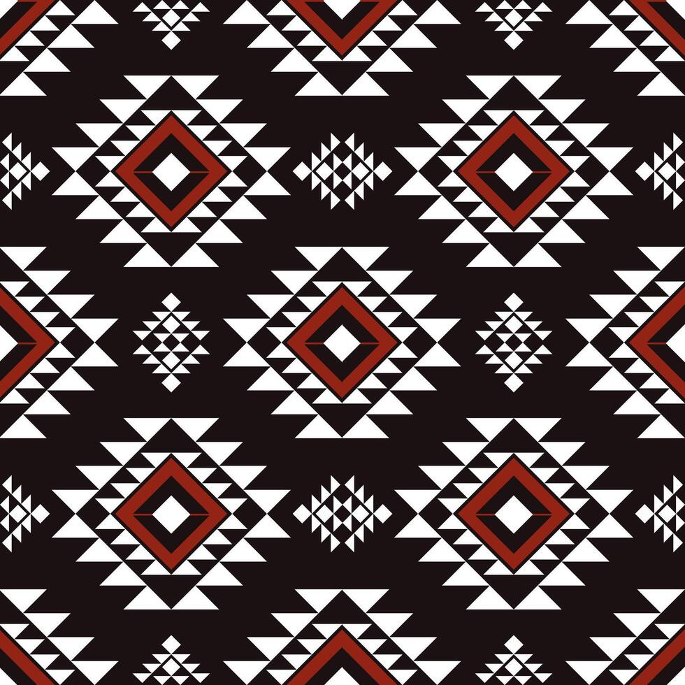 Native American style. American Navajo pattern. Can be used in fabric design for clothing, textile vector