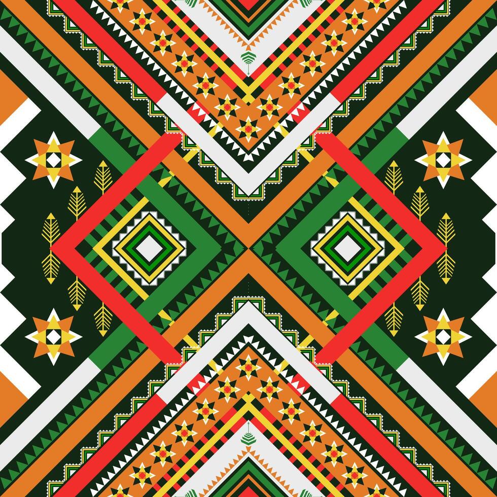 Native abstract geometric ethnic pattern. vector
