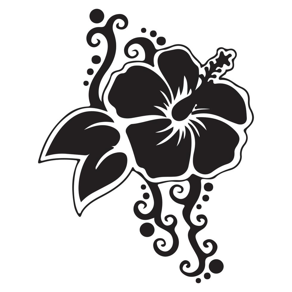 Abstract floral background with decorative flower illustration and nature-inspired pattern design vector