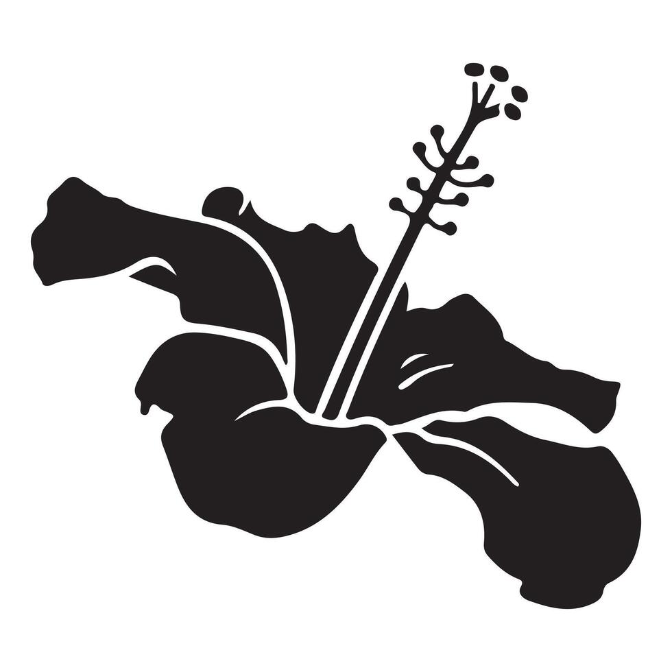 Silhouette of a girl playing violin in artistic black style with musical theme vector