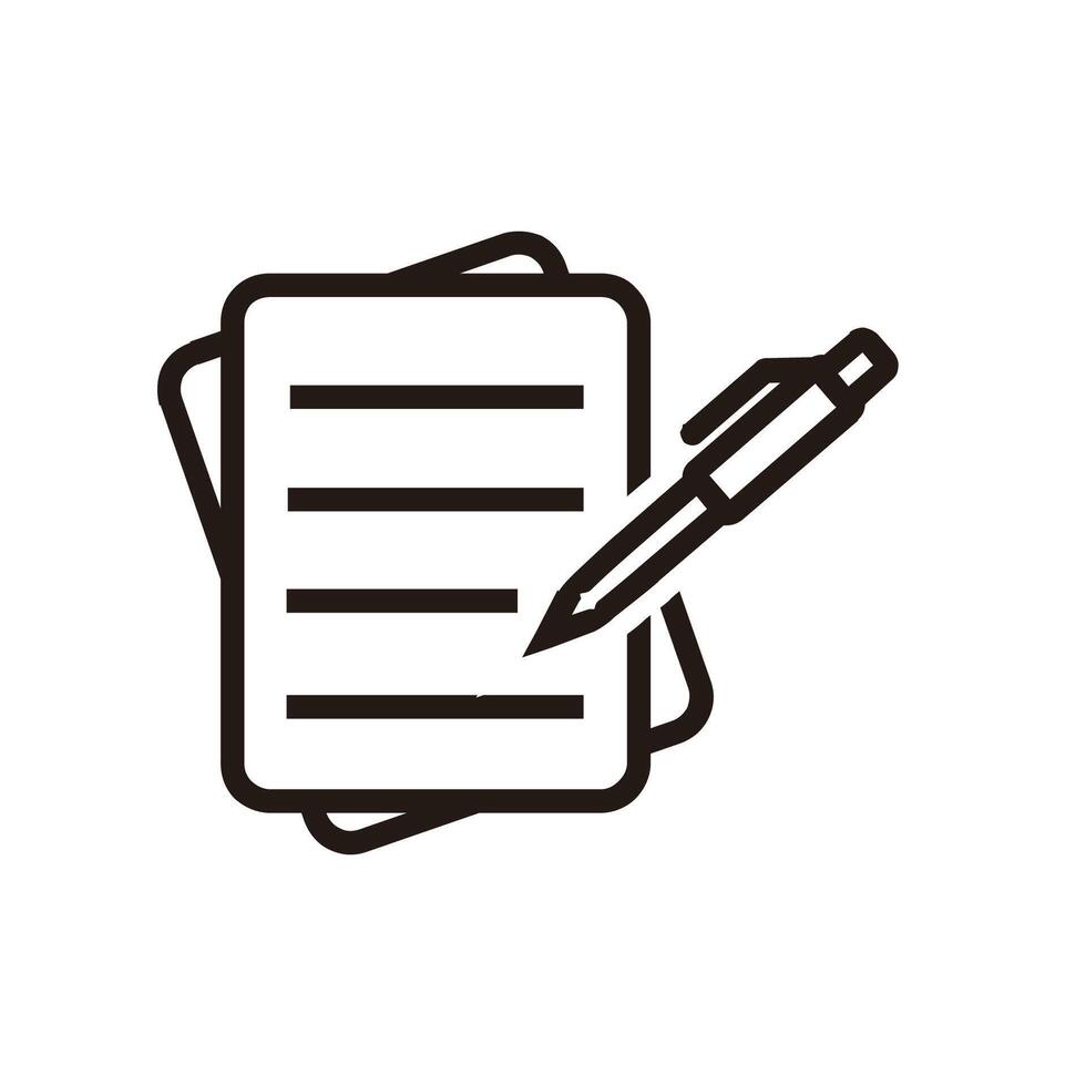 Writing of Education and Learning web icons in line style. School, university, textbook, learning. illustration. vector