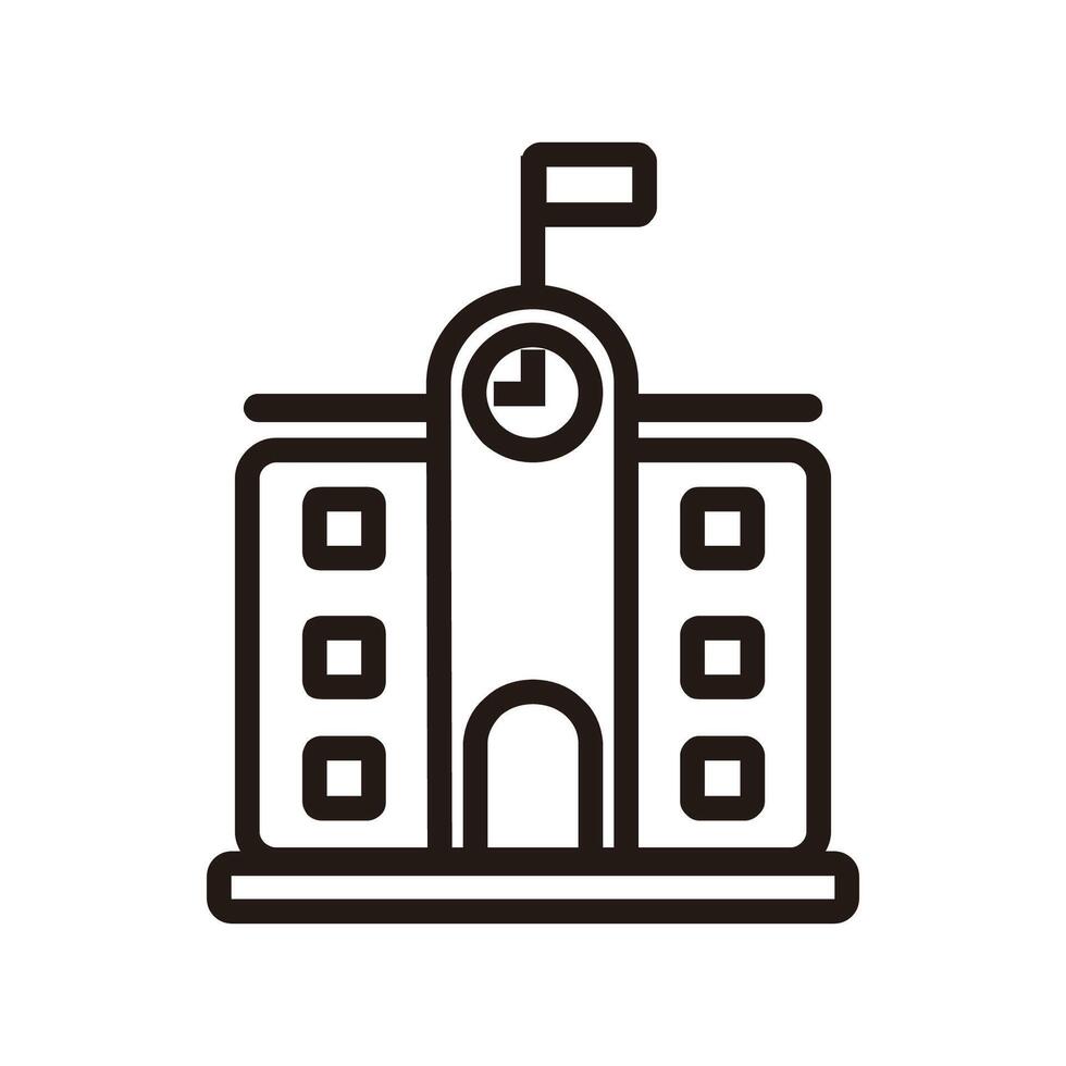 University of Education and Learning web icons in line style. School, university, textbook, learning. illustration. vector