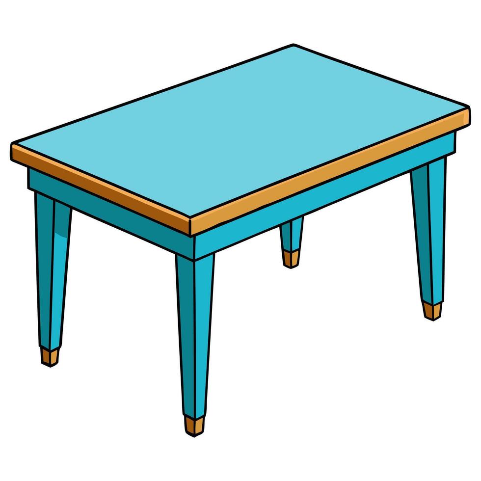 Table clip art illustration vector