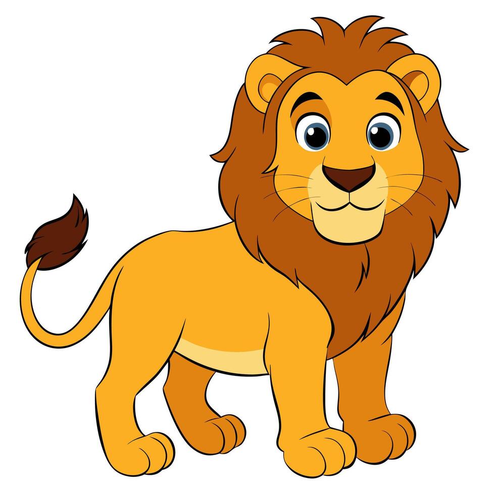 lion clipart illustration vector