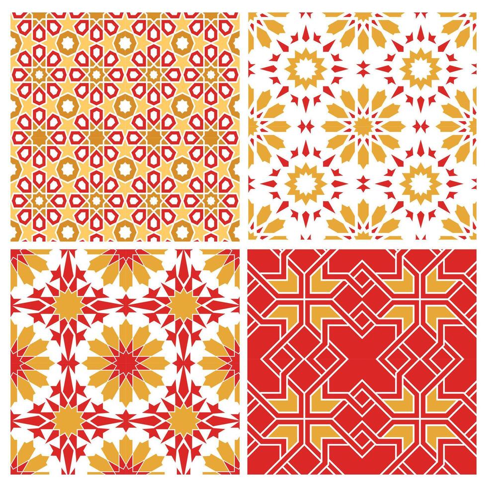 Traditional Islamic Pattern of Bahrain Style vector