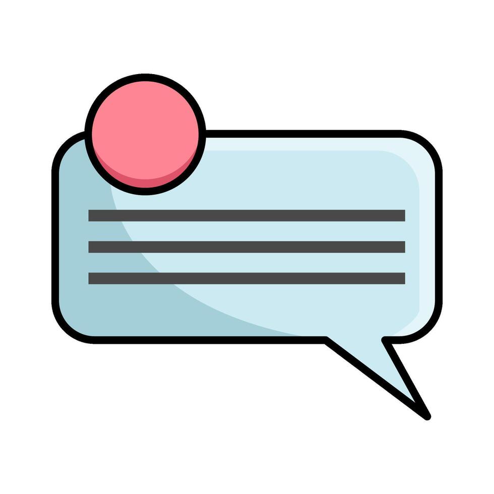 illustration of Information Bubble vector