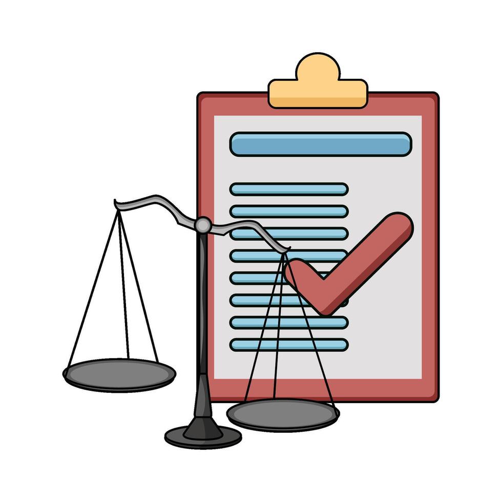 Balance Sheet illustration vector