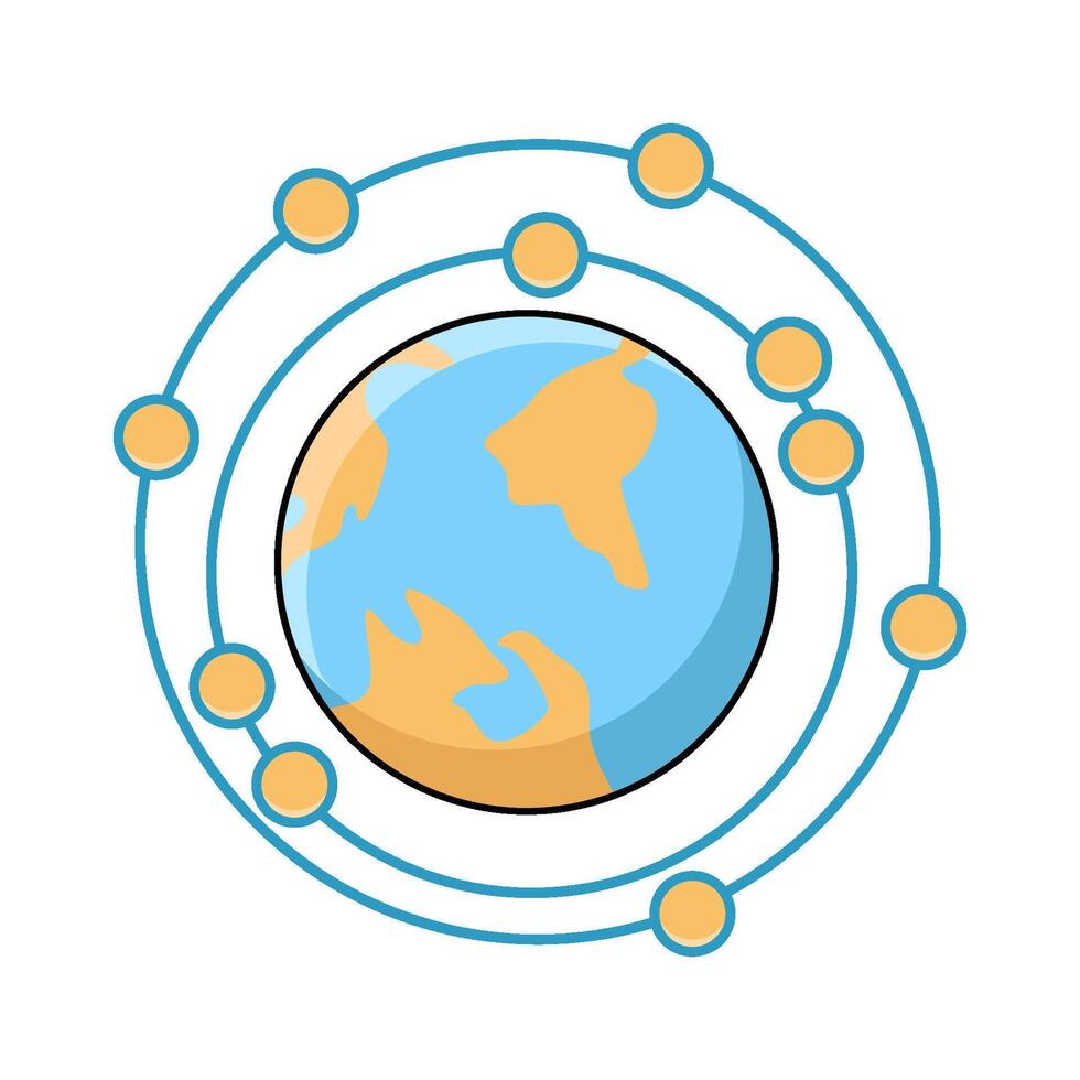 Global Network illustration vector