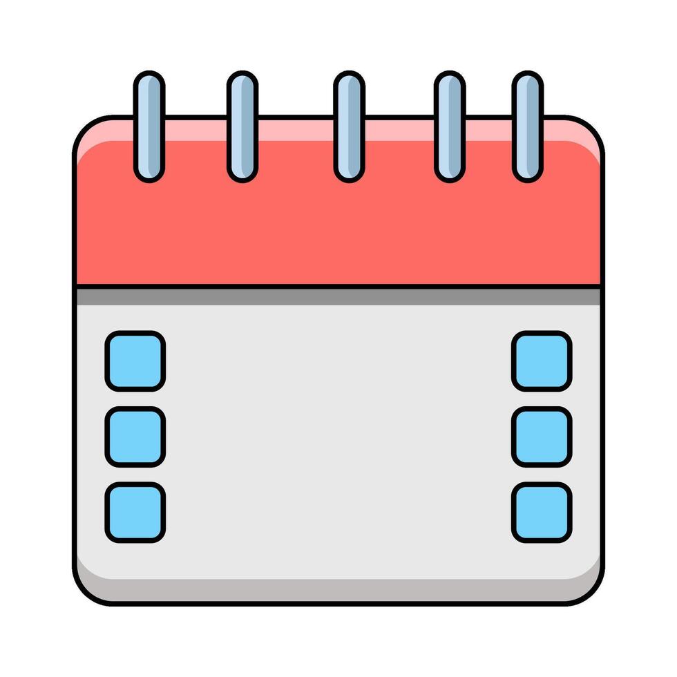 illustration of Simple Calendar vector