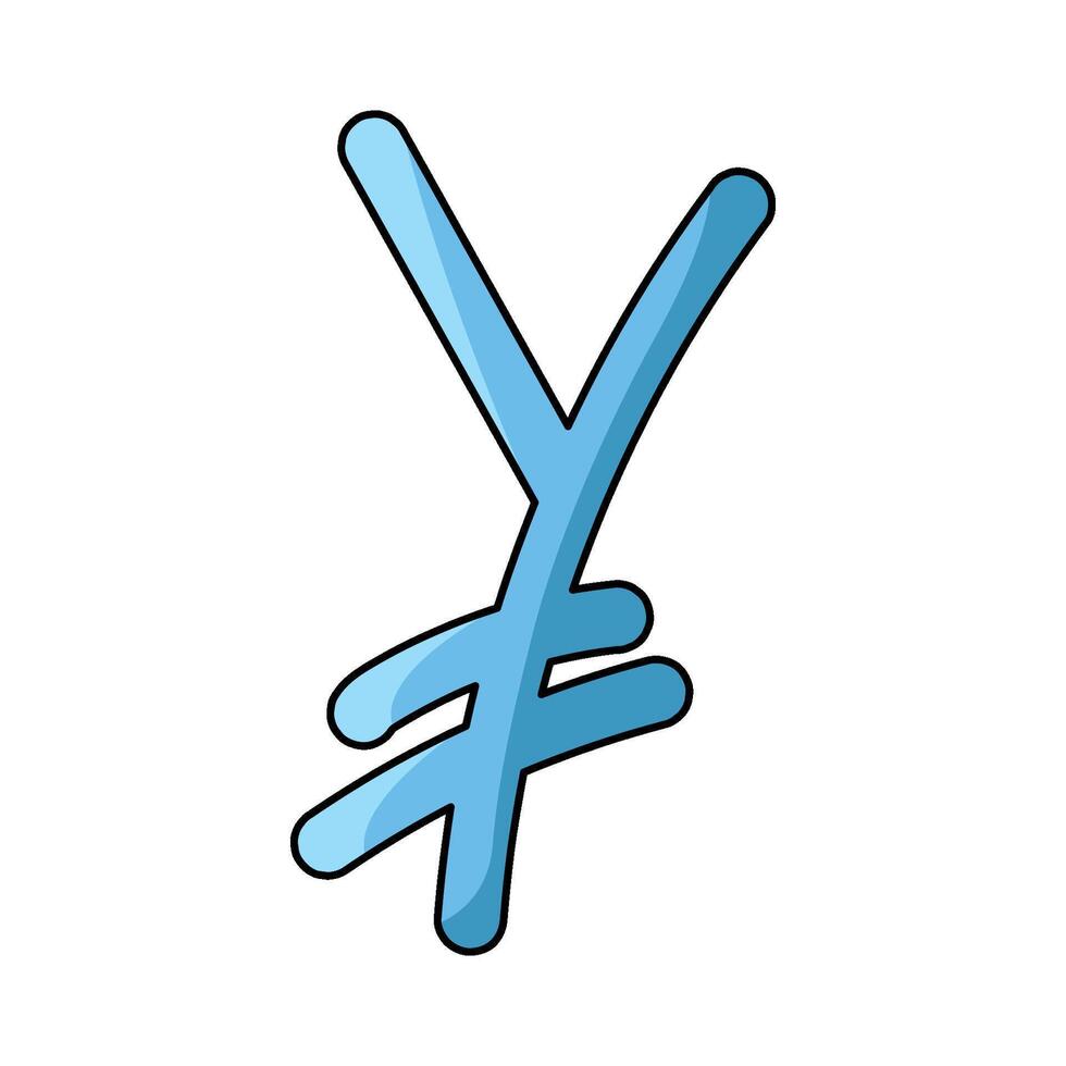 illustration of Yen Sign vector