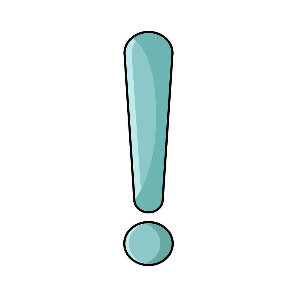 illustration of A Exclamation Mark vector