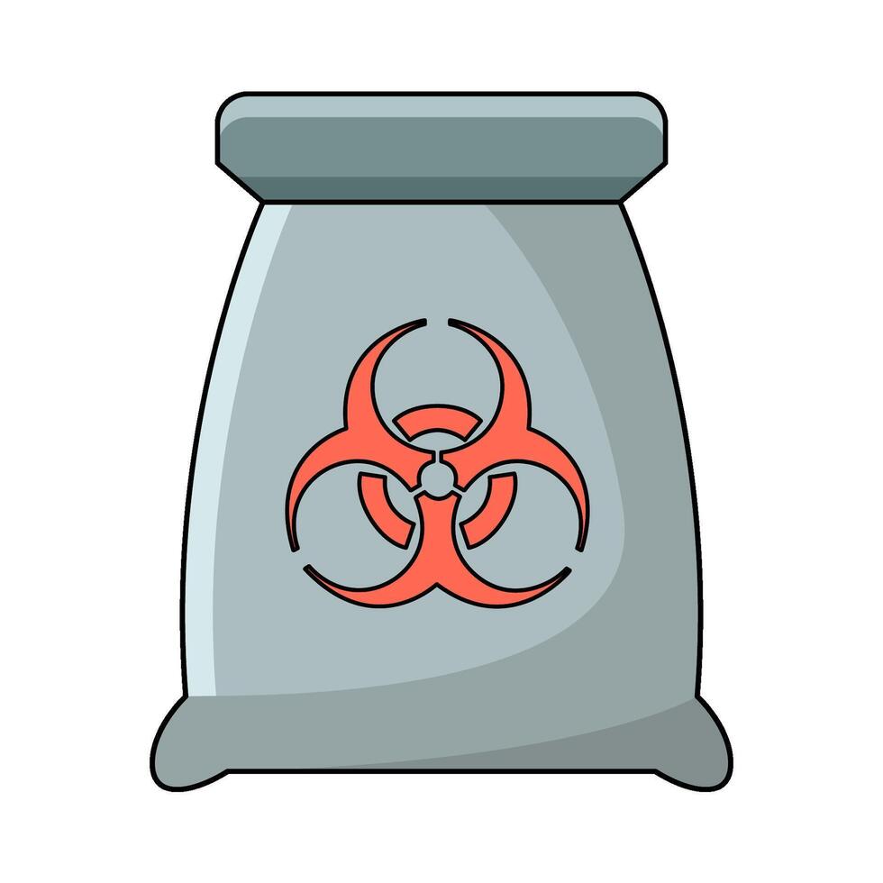 illustration of Biohazard Bag vector