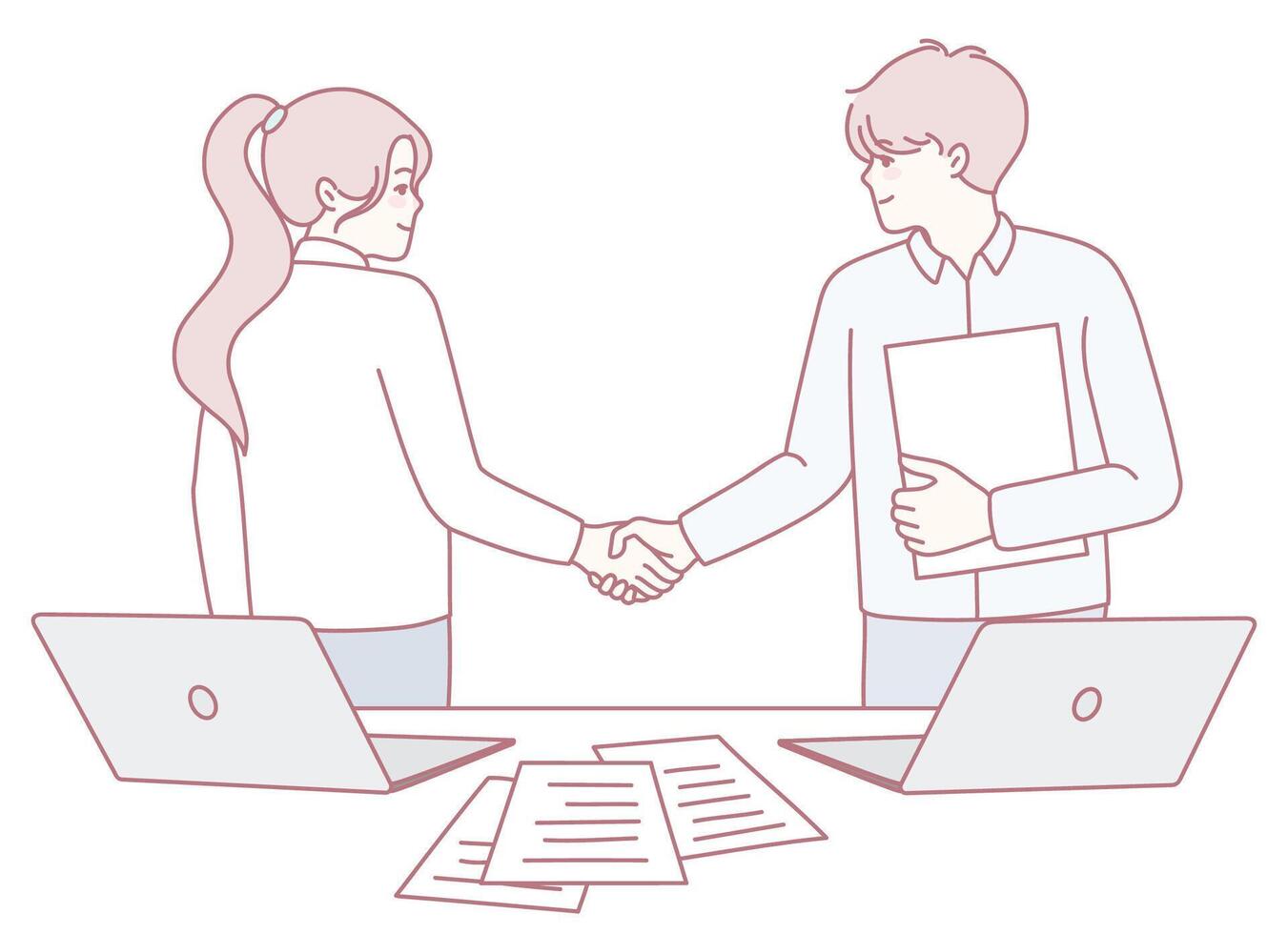 A Comprehensive Business Partnership Agreement Established Between Professional Colleagues vector