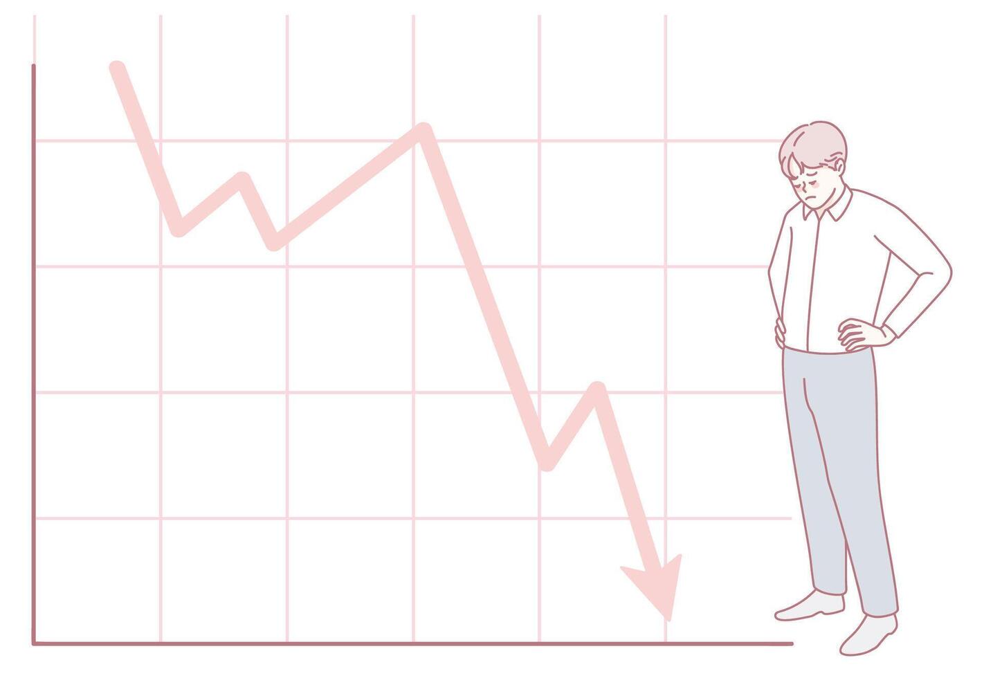 A Comprehensive Analysis of Declining Stock Market Trends and Their Implications for Investors vector