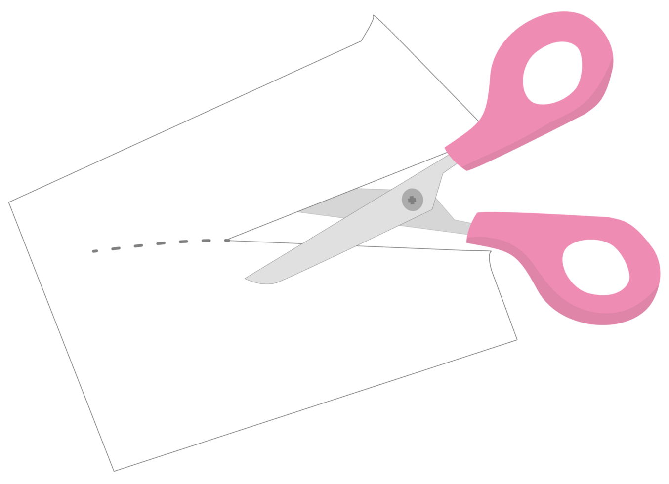 Scissors Cutting Paper png