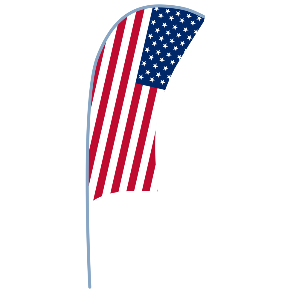 American flag banner png