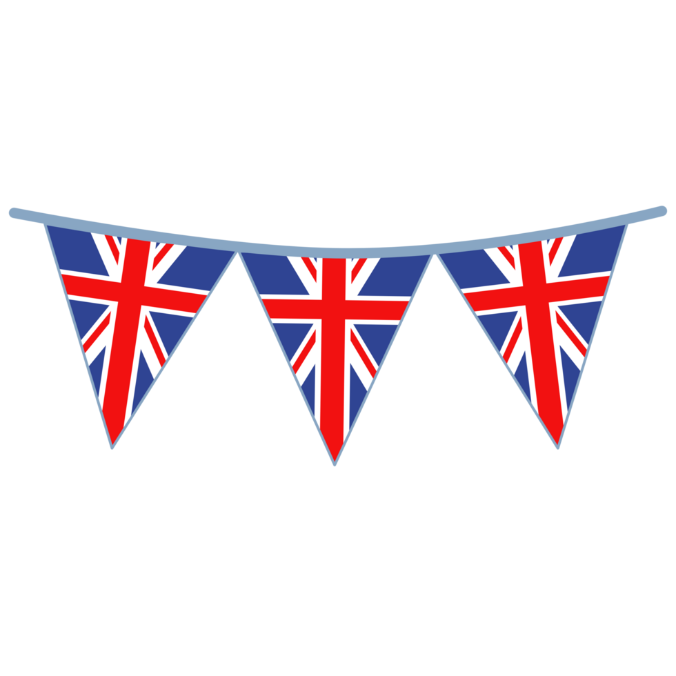British bunting flag png