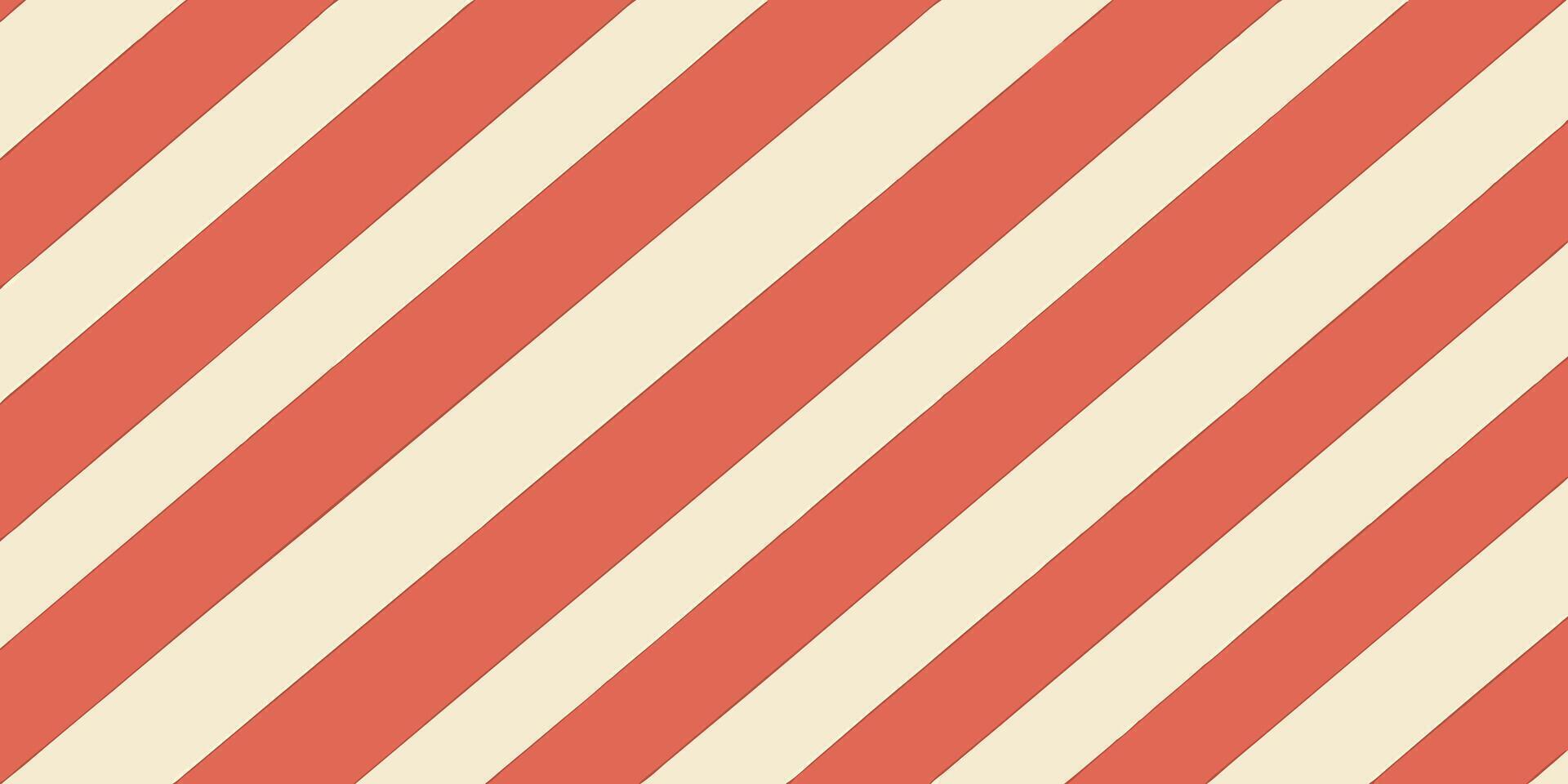 Diagonal Stripes Coral and Cream Pattern Texture vector
