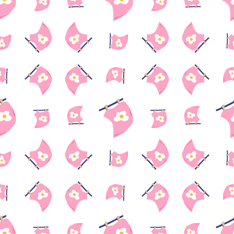 seamless pattern with hand towel png