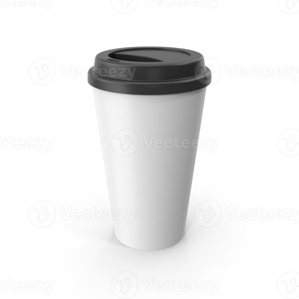 Blank White Coffee Cup Mockup , transparent background, png