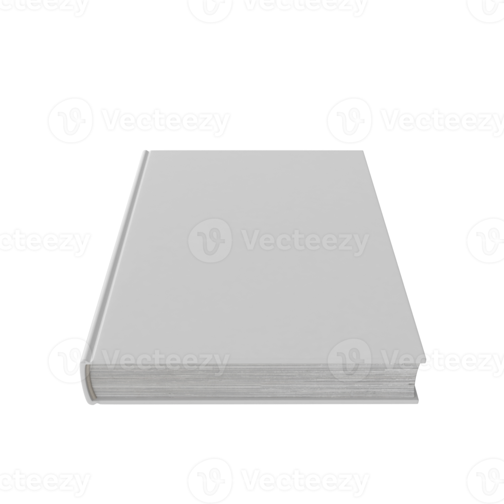 Grey Book Cover Minimalist Design for Authors and Publishers , on transparent background png