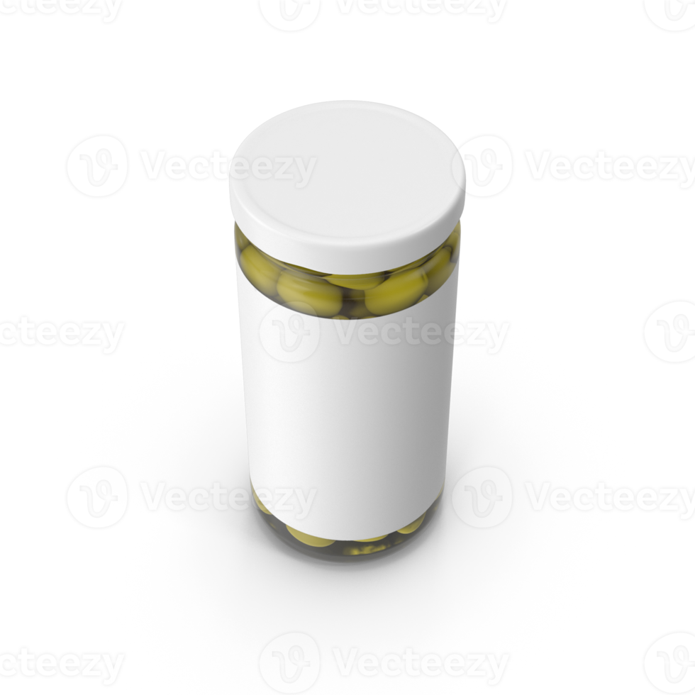White Cylinder Container,Product Packaging Design, 3D , transparent background, png