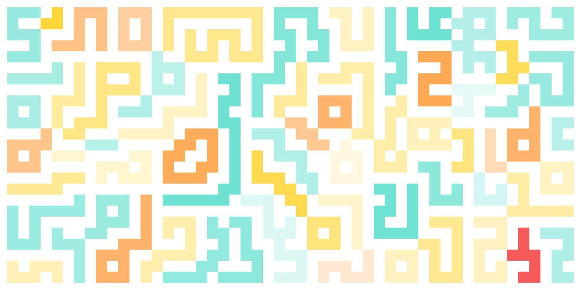 a colorful pattern with a lot of different shapes vector