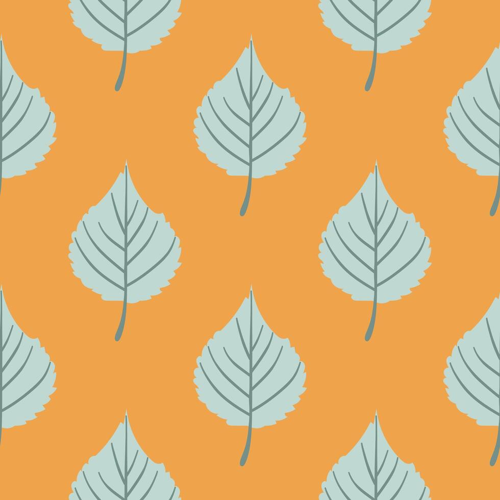 Seamless pattern Autumn leaf border. Gift wrap and scrapbook. illustration for wallpaper, gift paper, fill patterns, web page backgrounds, autumn greeting cards. vector