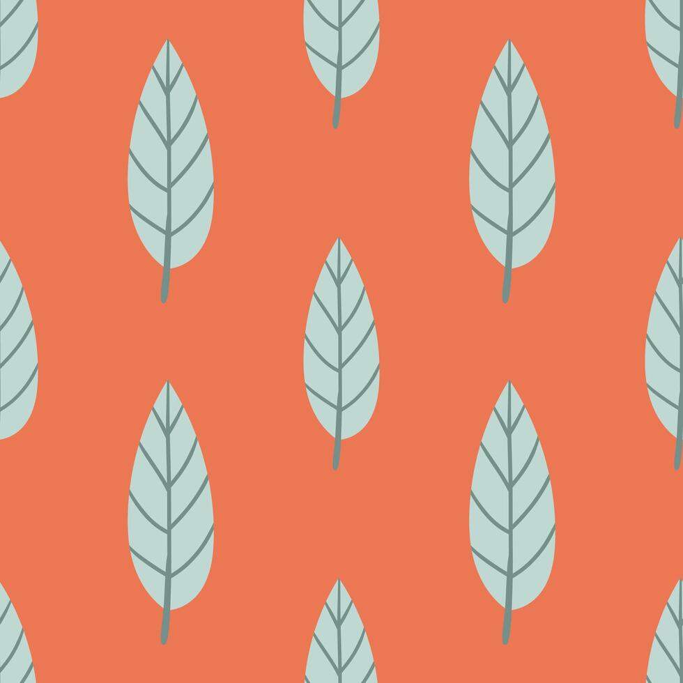 Print Seamless pattern Autumn leaf border. Gift wrap and scrapbook. illustration for wallpaper, gift paper, fill patterns, web page backgrounds, autumn greeting cards. vector