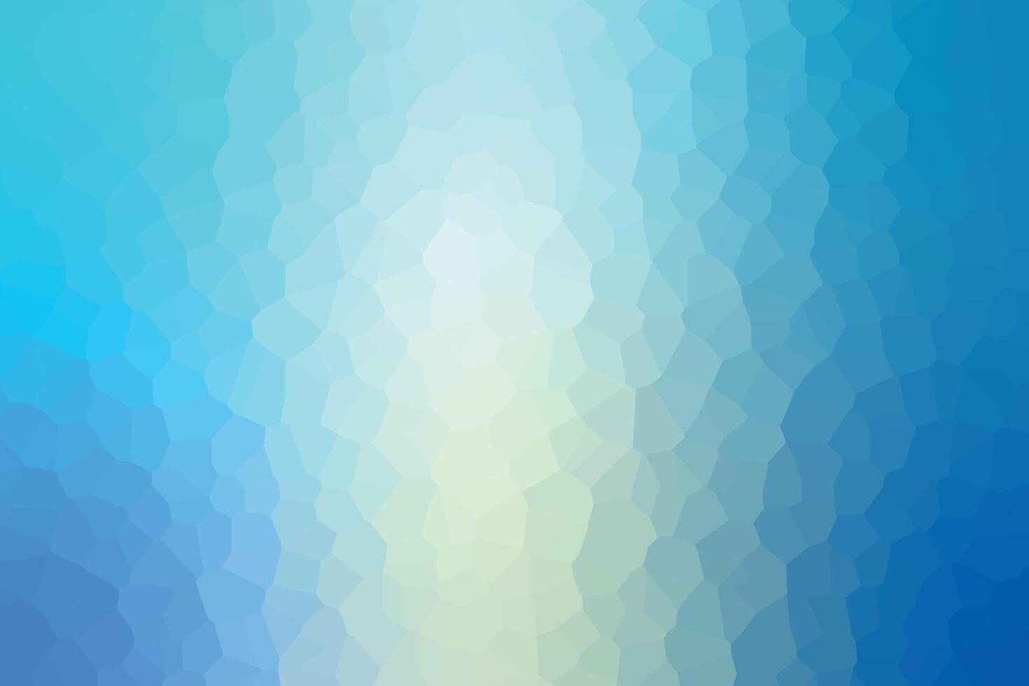 Abstract crystallized mosaic background with soft gradient colors blending from light blue vector