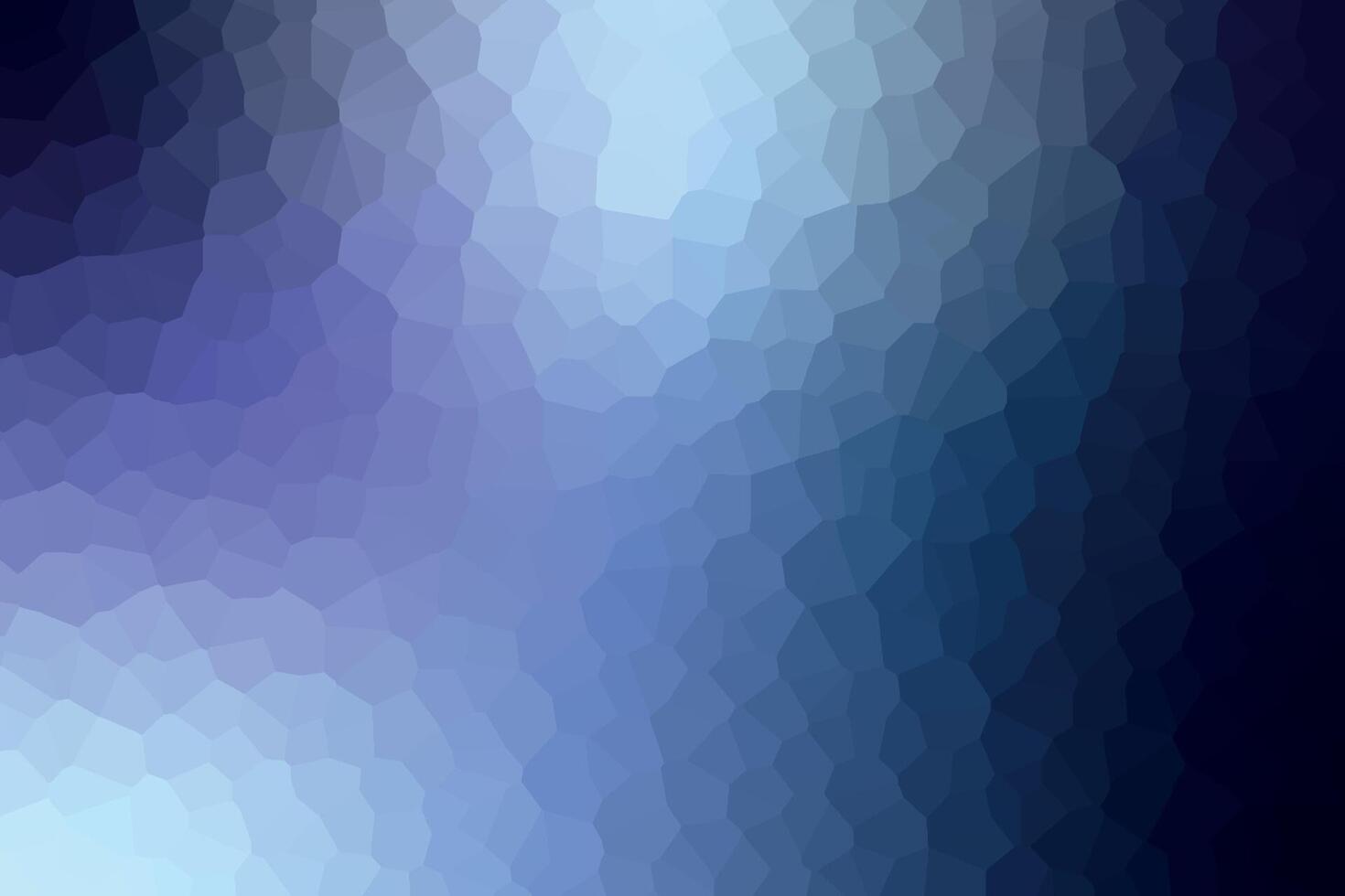 Abstract polygonal mosaic design in style with crystallized shapes and cool hues vector