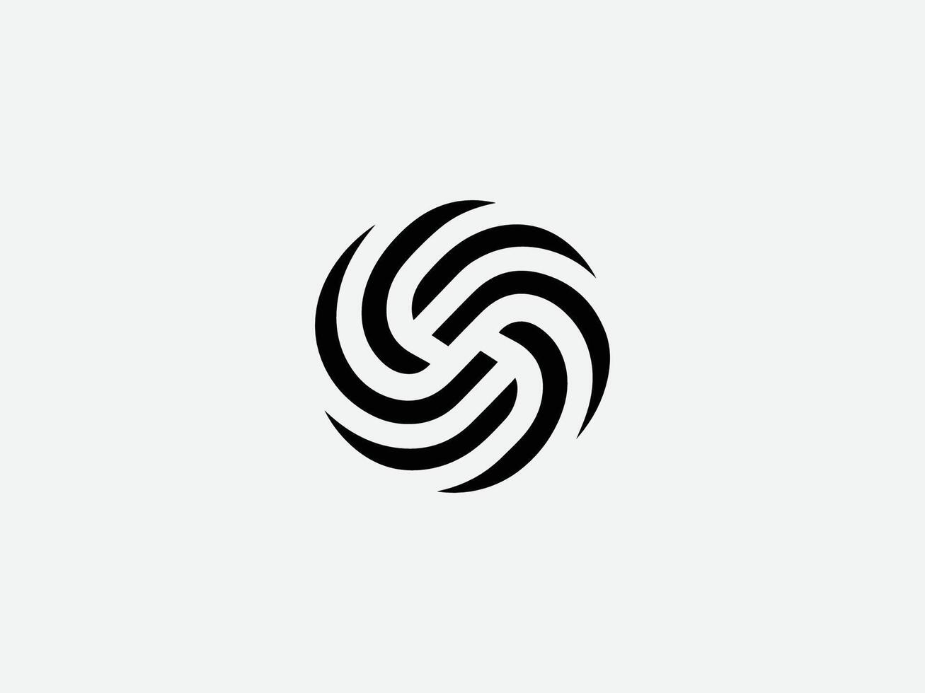 Abstract Circular Logo Design vector