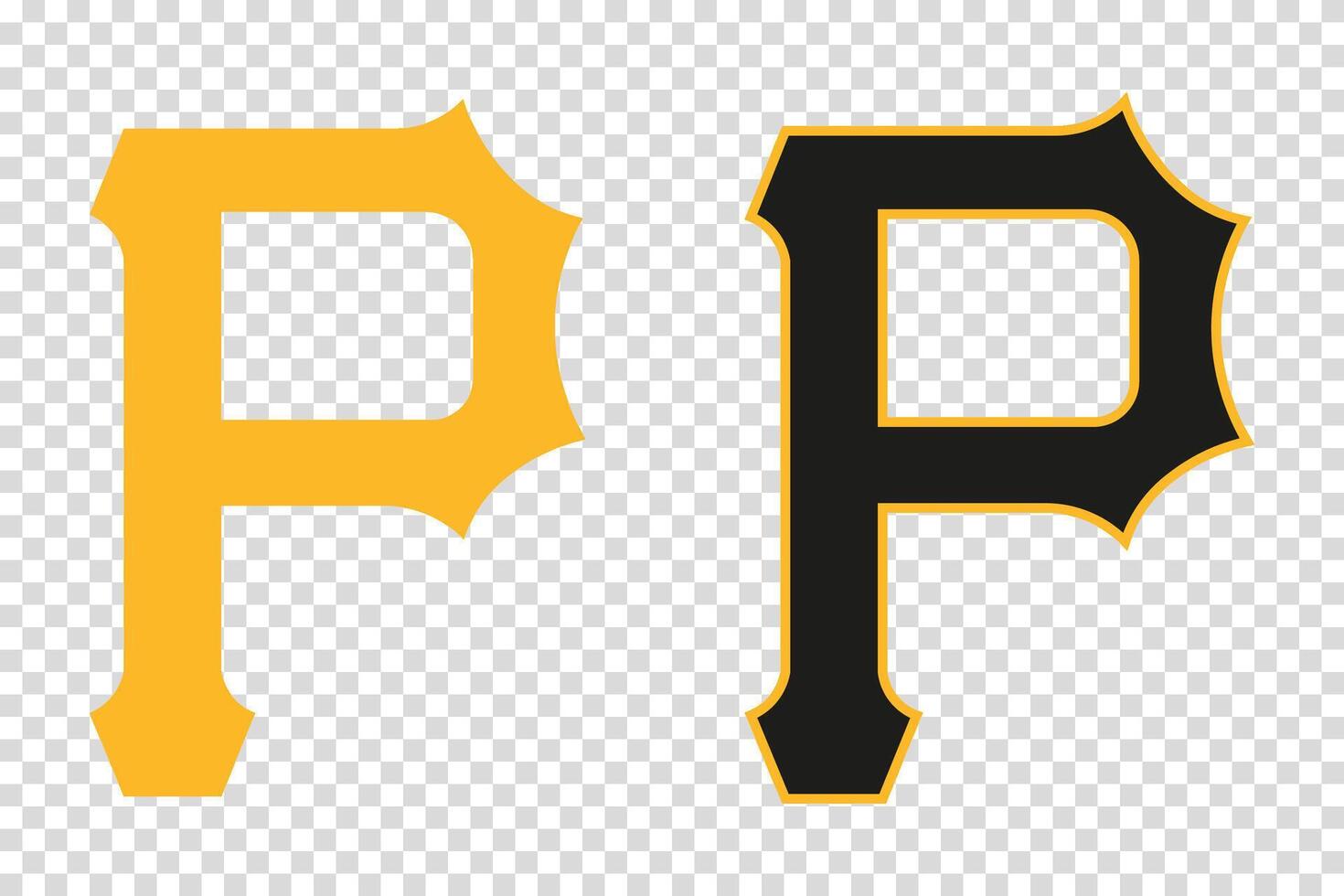 Pittsburgh Pirates mlb team logo icons vector