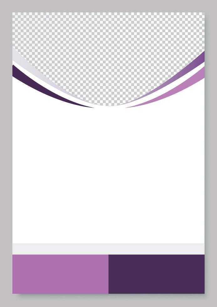 Flyer modern template for creative professional business vector
