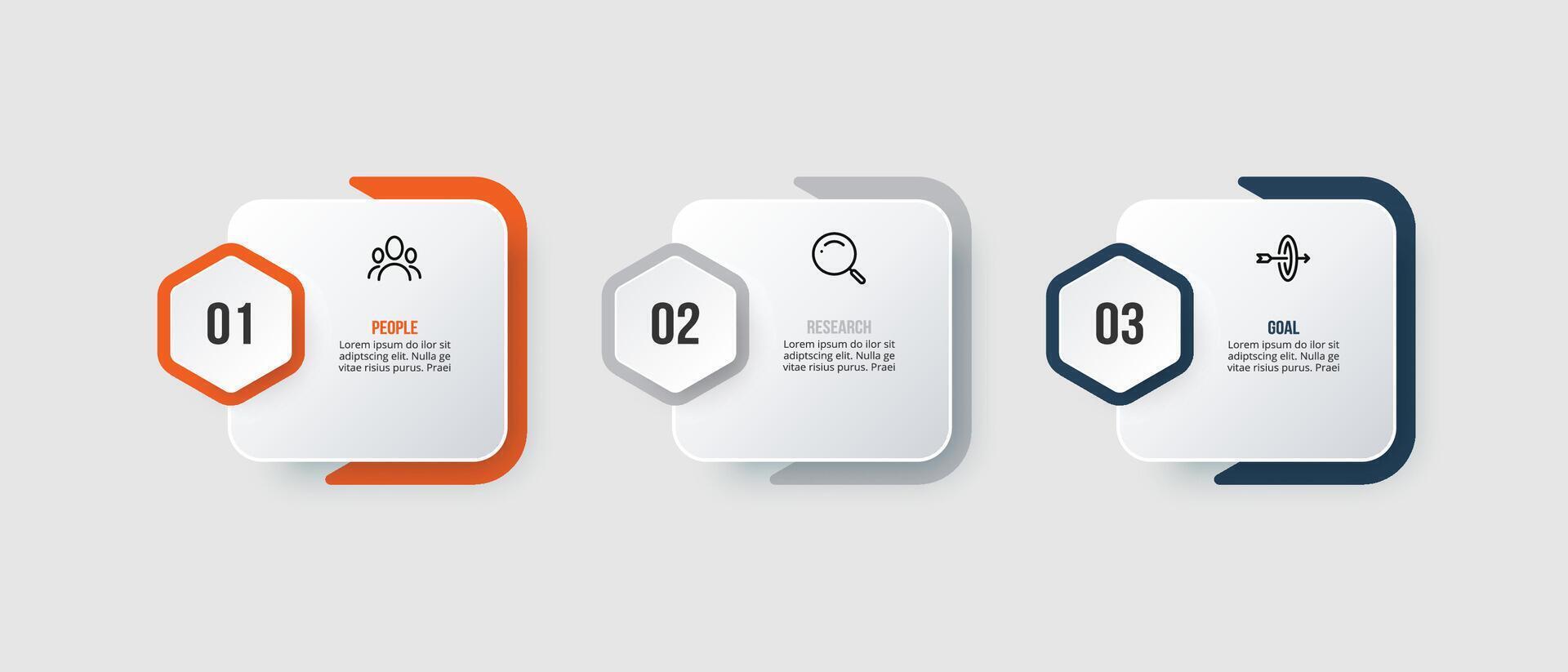 Infographic template business concept design. vector