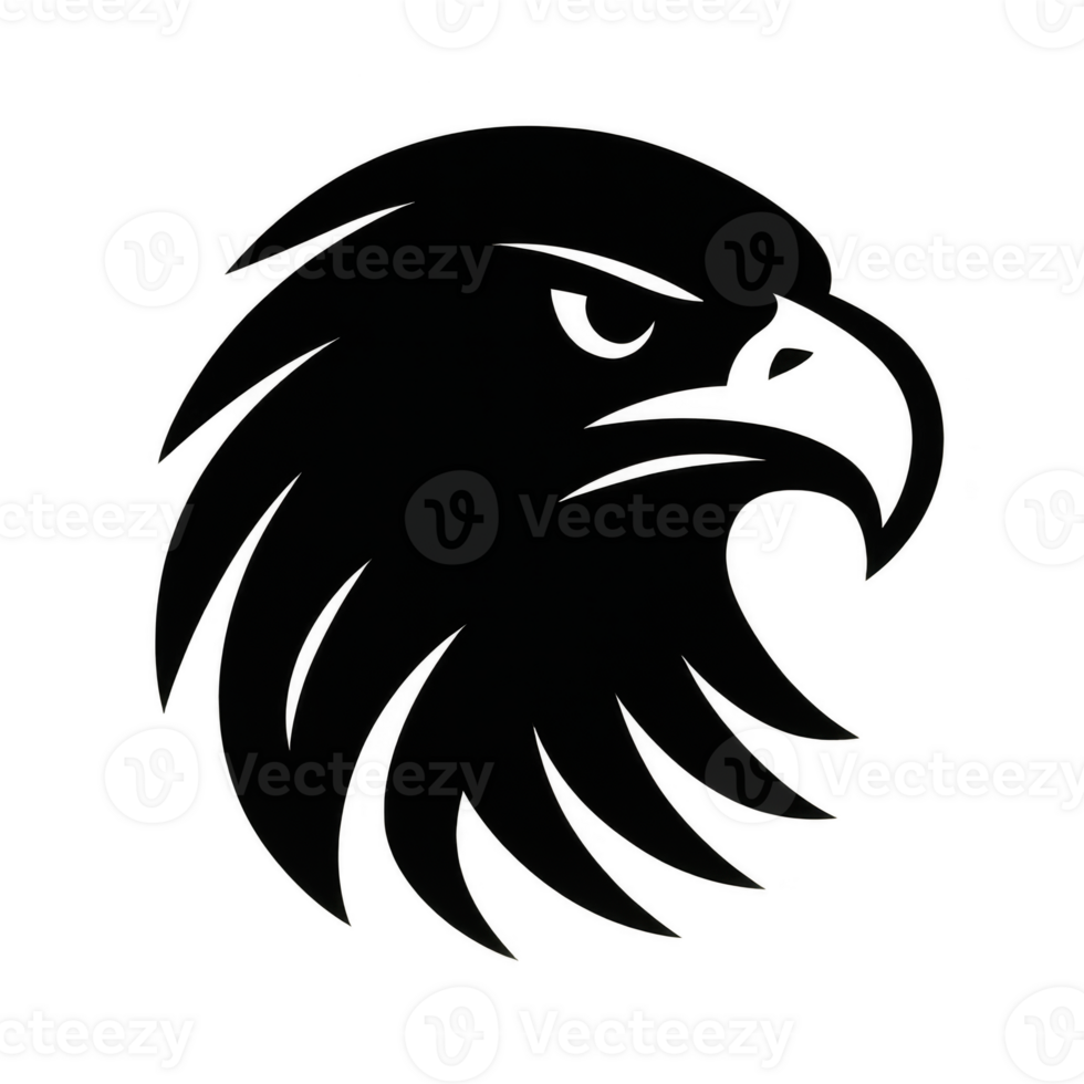 Black Eagle Logo Design for Branding and Promotional Use png