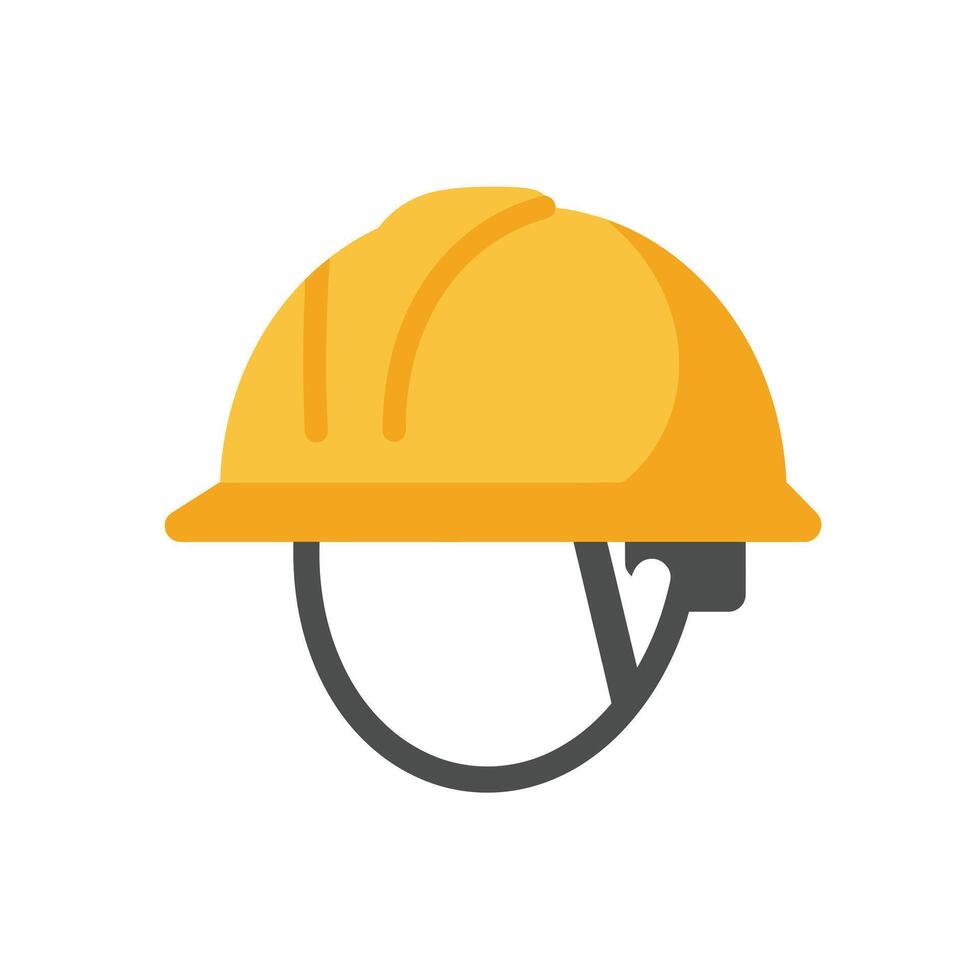 Construction Site Equipment Helmet Icon Design vector