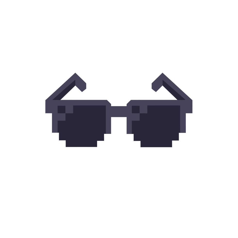 Pixel Art Glasses Digital Download vector