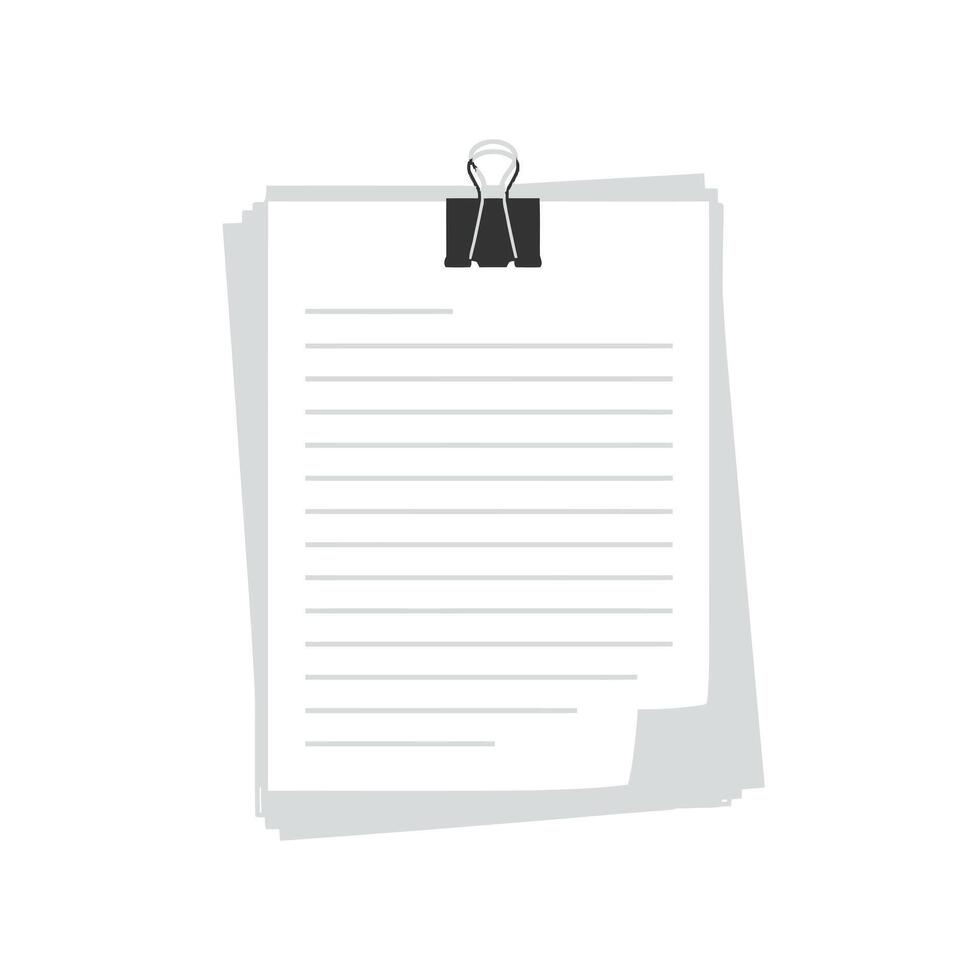 Sticky Notes and Clips Pack Printable Stationery vector