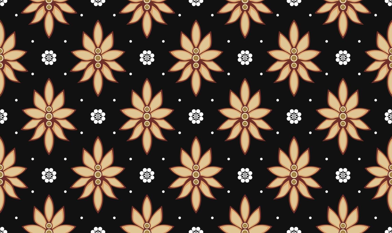 indonesian batik truntum aesthetic traditional folk floral tribal solo java pattern ethnic ornament art wallpaper background suitable for textile print vector