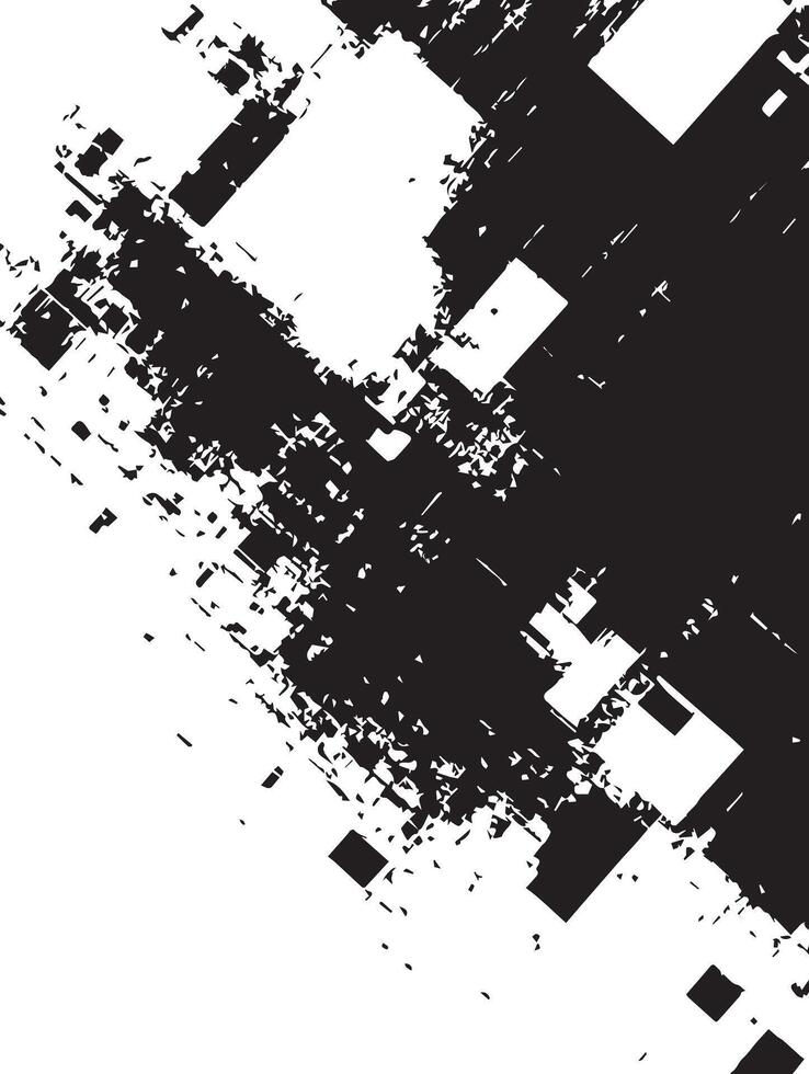 Dramatic Black and White Abstract Texture Grunge Background Design vector