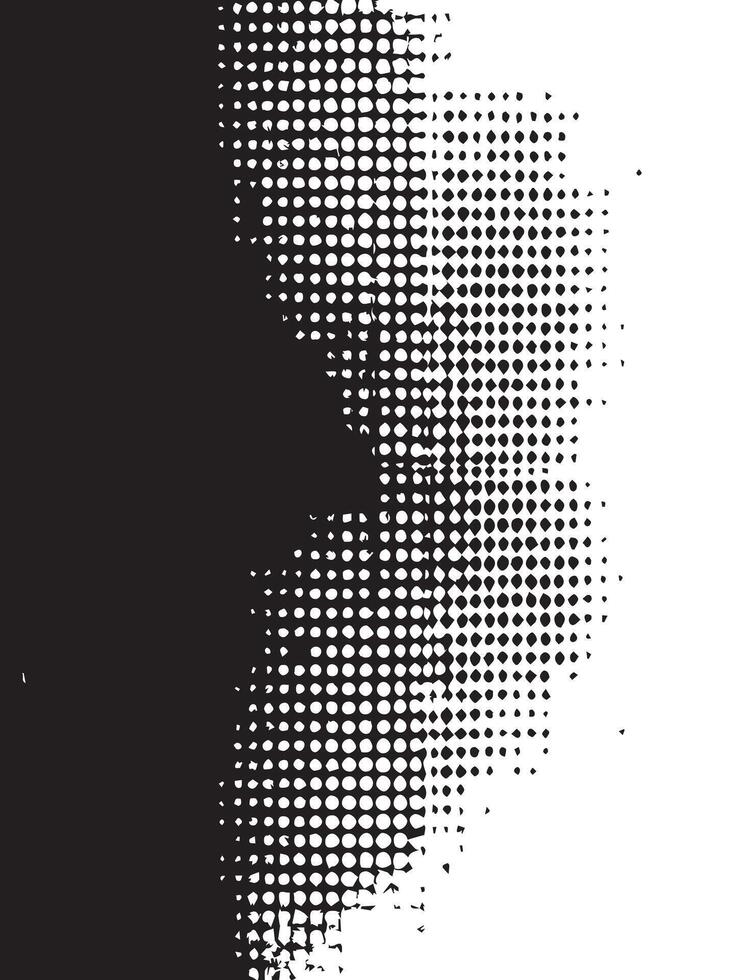 Black and White Halftone Texture Abstract Gradient Background for Design Projects vector