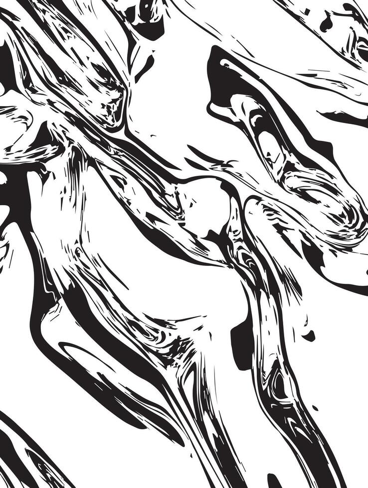 Monochromatic Abstract Swirl Striking Black and White Texture vector