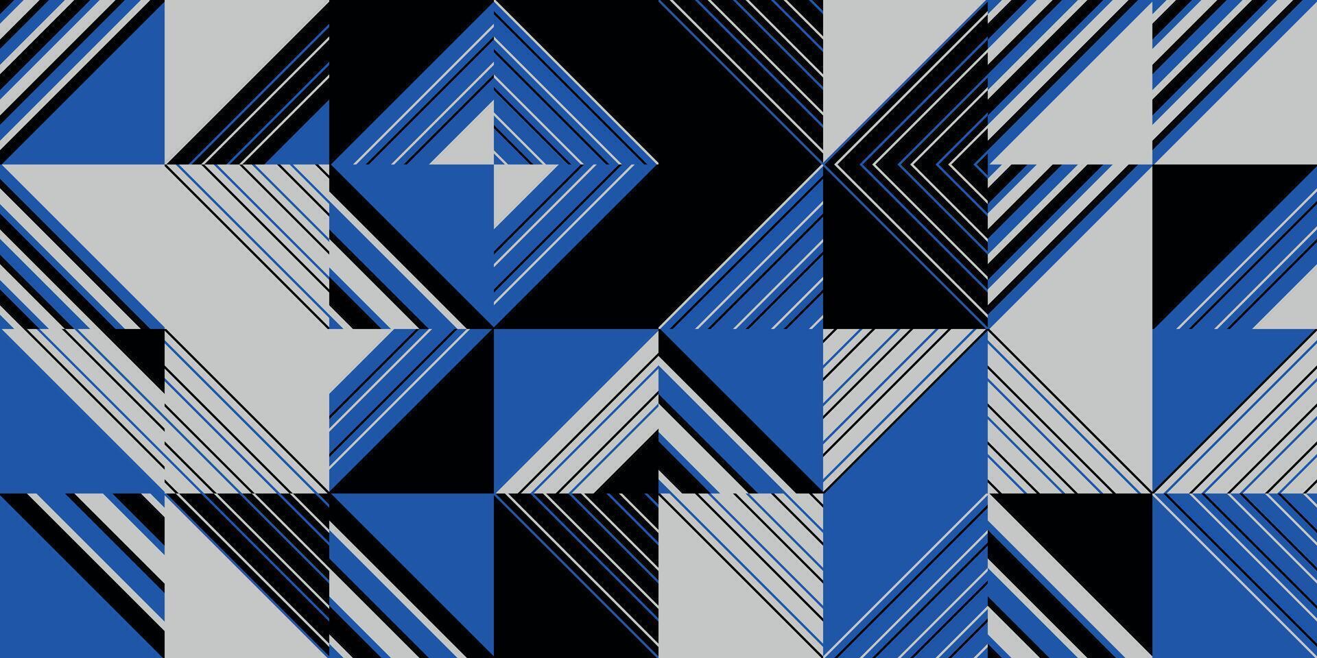 Geometric pattern with diagonal lines vector