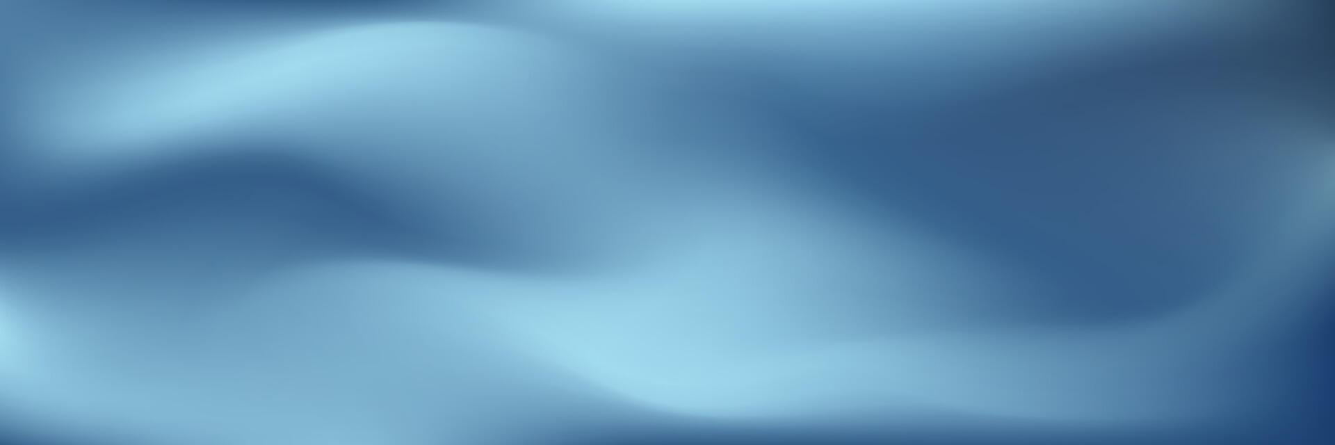 Abstract soft blue gradient background with smooth blurry texture vector