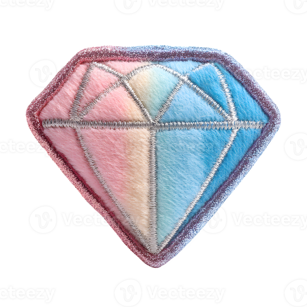 A patch with a diamond on it png