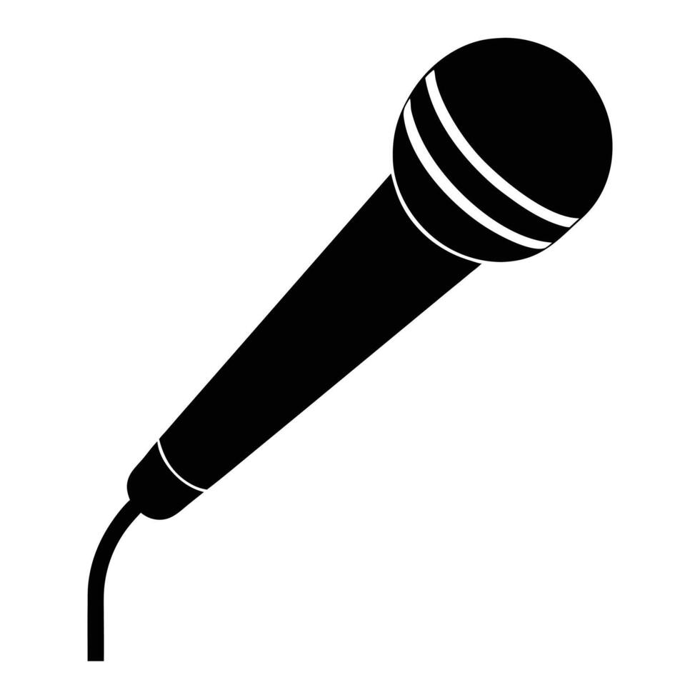 microphone icon illustration vector