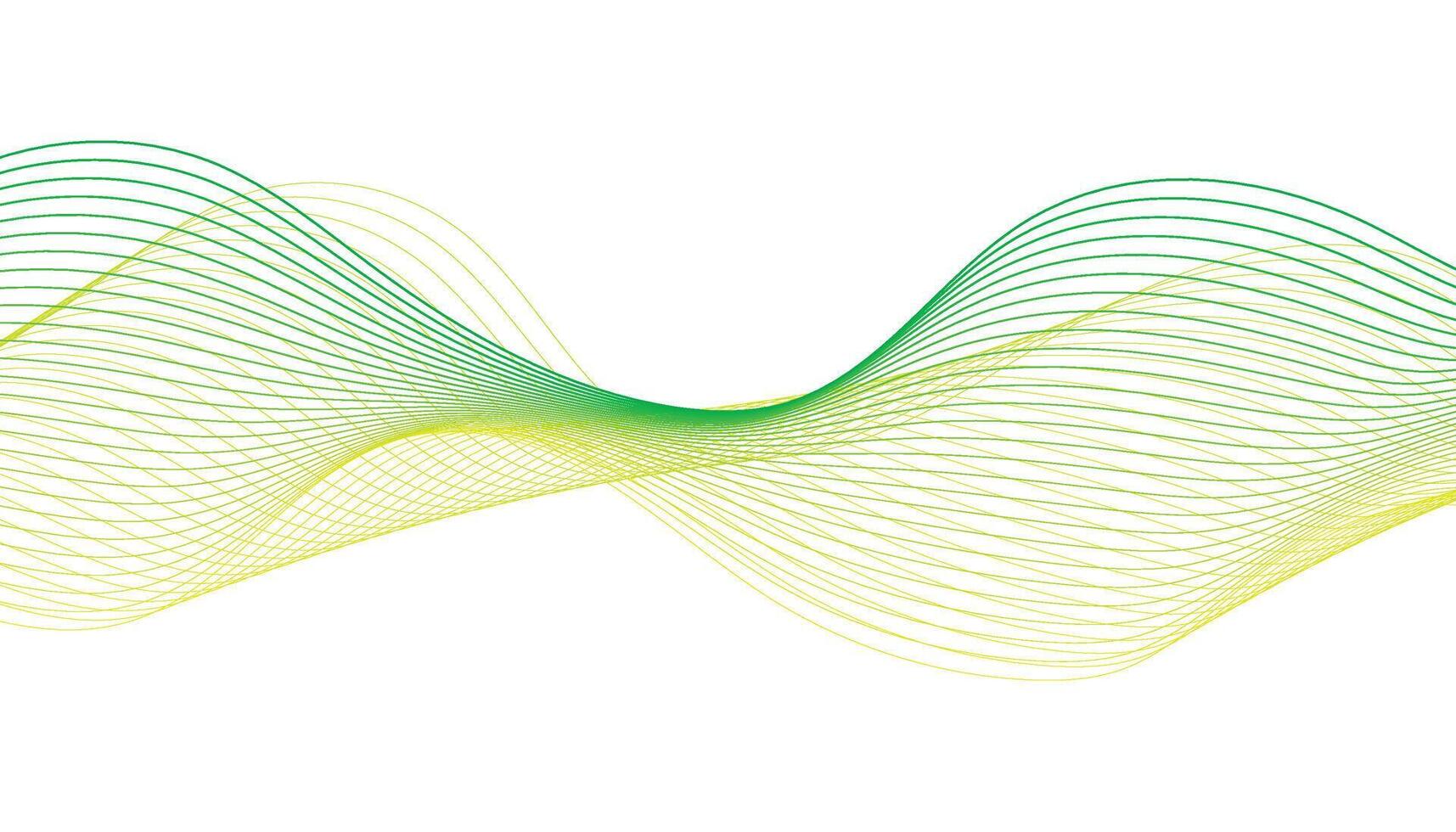 Abstract Flowing Design with Gradient Curves vector