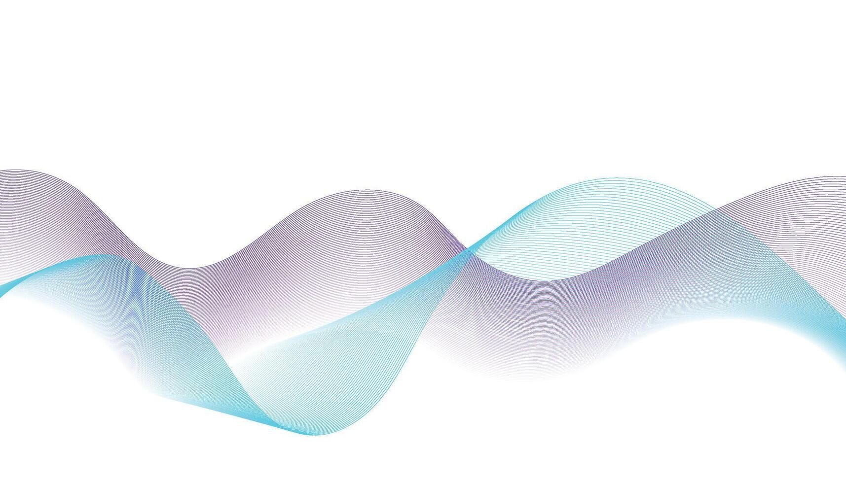 Blue and Purple Abstract Wave Background for Digital and Creative Use vector